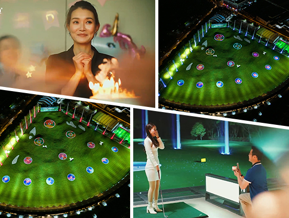 GOLF+無限玩法！高爾夫智能燈光互動控制系統(tǒng)等您來體驗